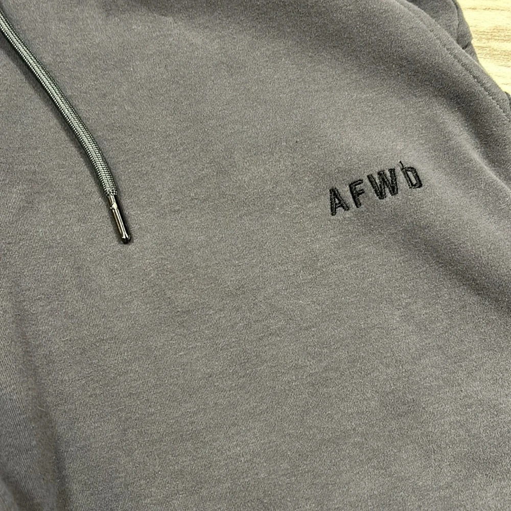 Alpha Forward AFWD Cotton Embroidered Logo Athletic Performance Sweat Shorts | L - Picture 4 of 6